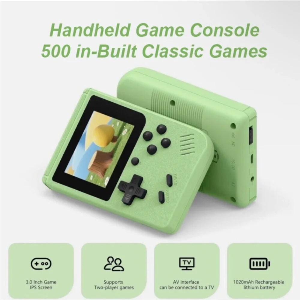 Handheld Console - new - classic games pre installed ready to play